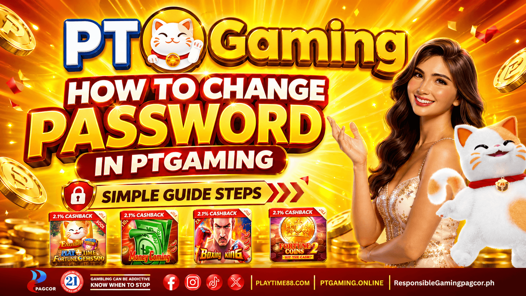 How to Change Password in PTGaming